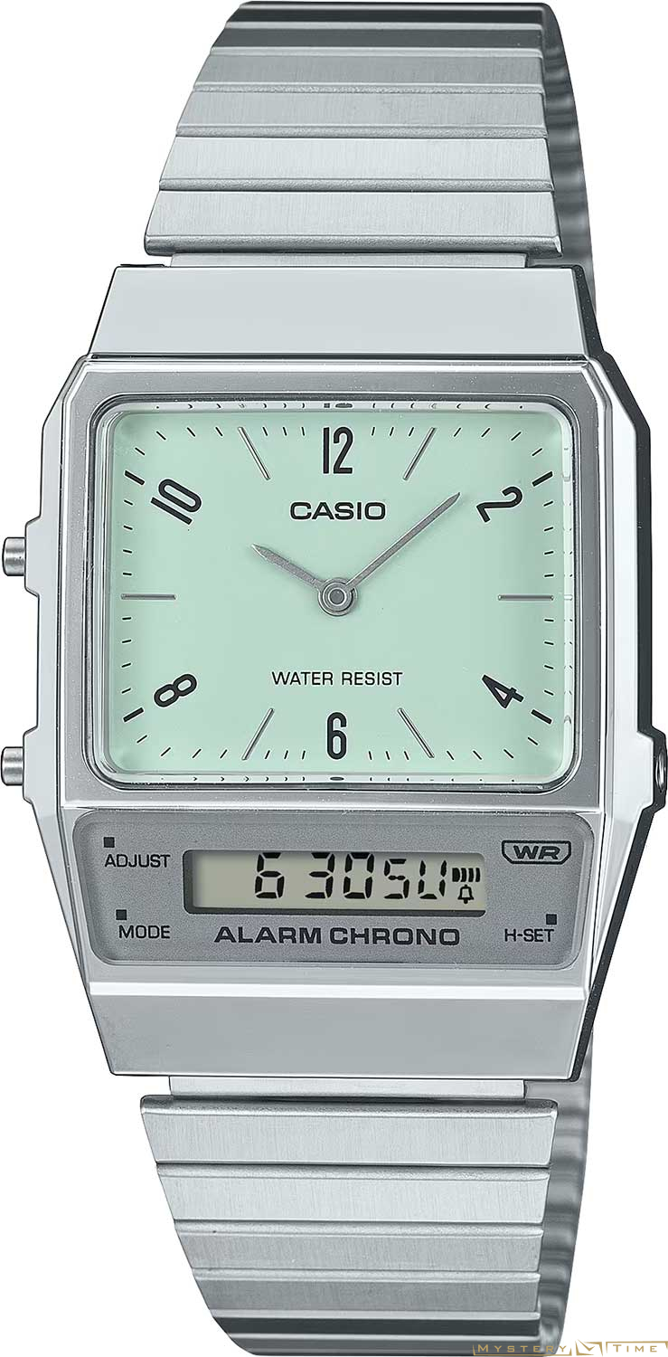 Часы японские наручные мужские кварцевые на браслете Casio AQ-800E-3A